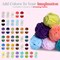Chenille Velvet Yarn for Crocheting - 100g (132 Yards), Fluffy Plush Yarn, Perfect for Baby Blankets & Amigurumi, Size 6